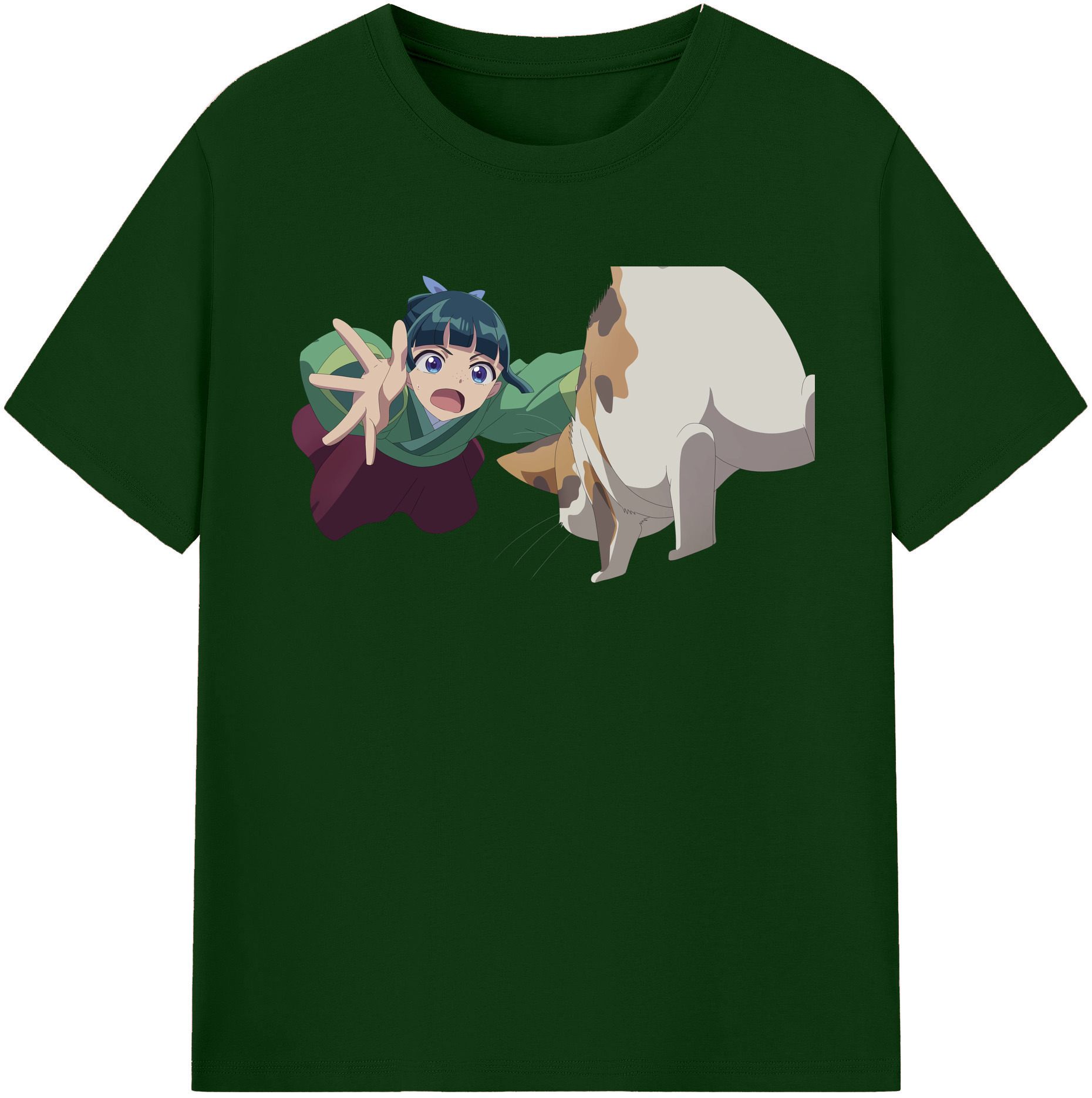 （画像用） 薬屋のひとりごと The Apothecary Diaries 綿100％半袖Tシャツ（フロントプリント）
